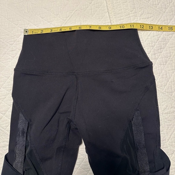 Alo Strappy Bandage Mesh Black Leggings - Women’s Small - Picture 4 of 7